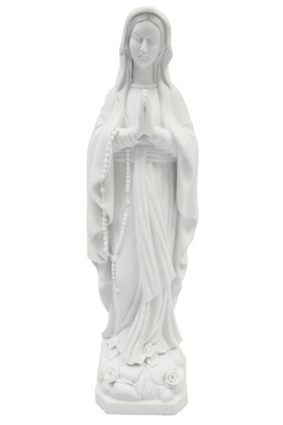 16" Our Lady of Lourdes Virgin Mary Catholic Statue Vittoria Collection Made in Italy