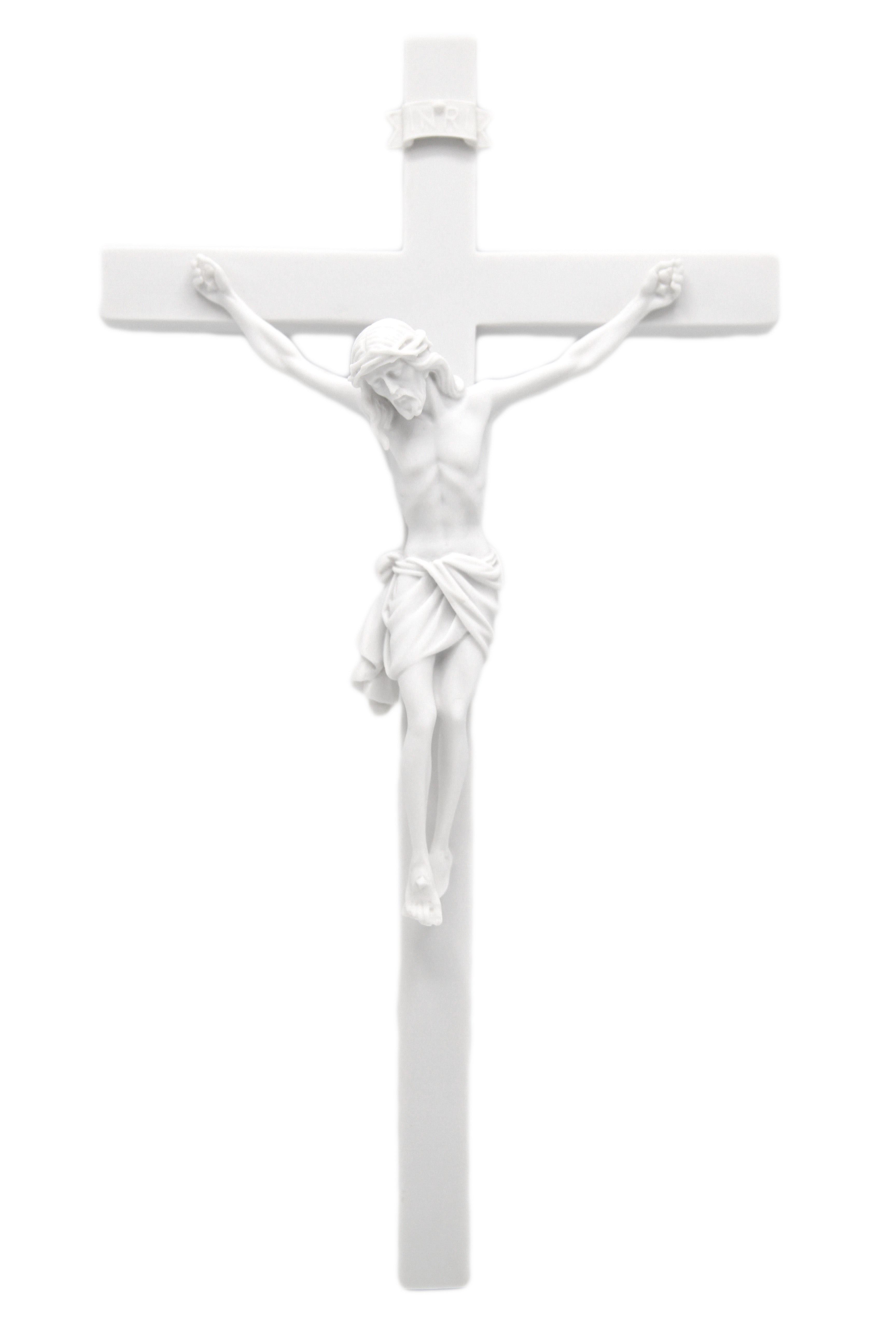 16 Inch Wall Hanging Crucifix Cross Jesus Statue Catholic Vittoria Collection Made in Italy
