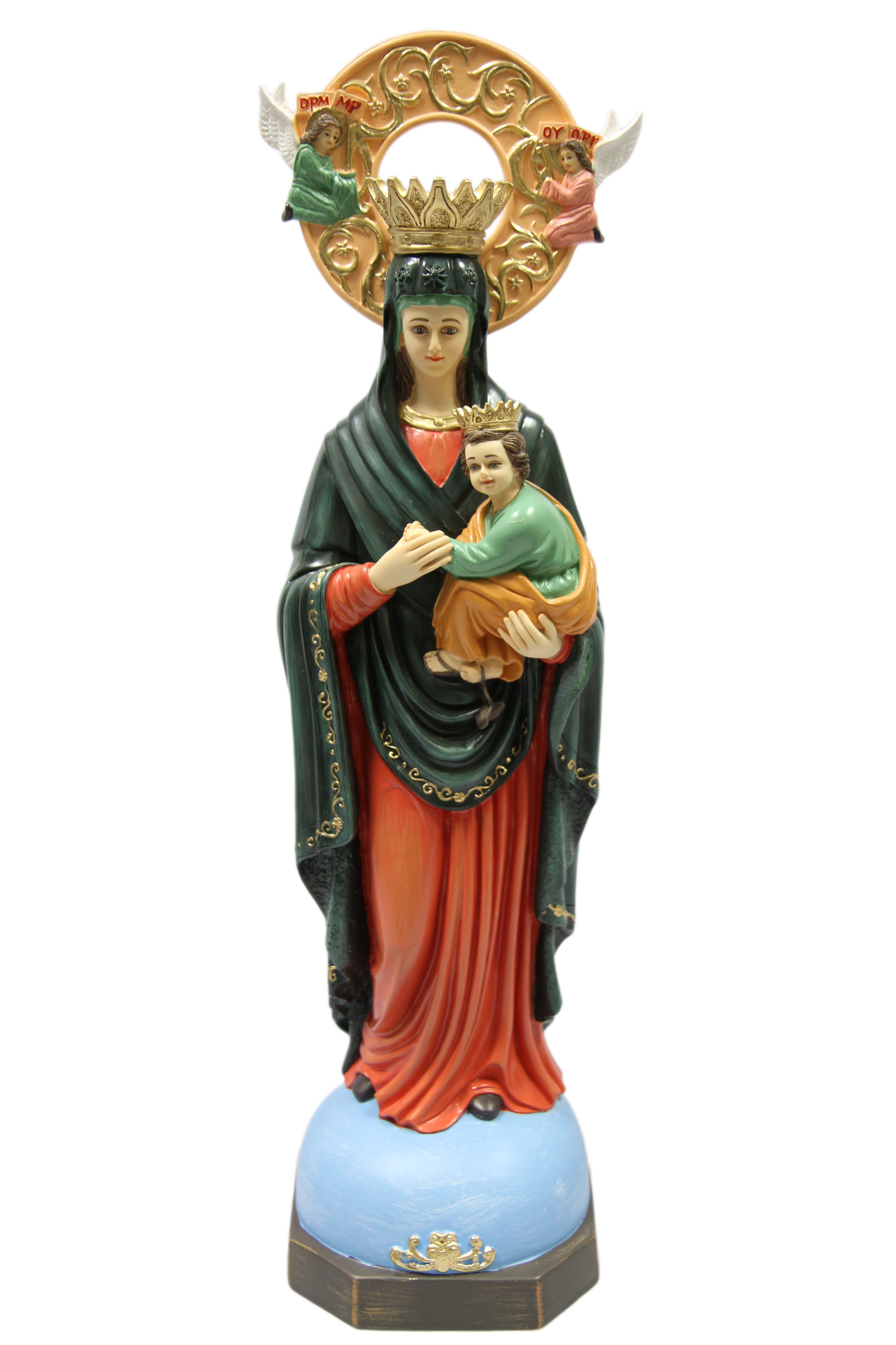 22.5 Inch Our Lady of Perpetual Help Virgin Mary Catholic Statue Made in Italy