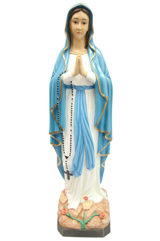 38 Inch Our Lady of Lourdes Virgin Mary Statue Sculpture Vittoria Collection Made in Italy Catholic