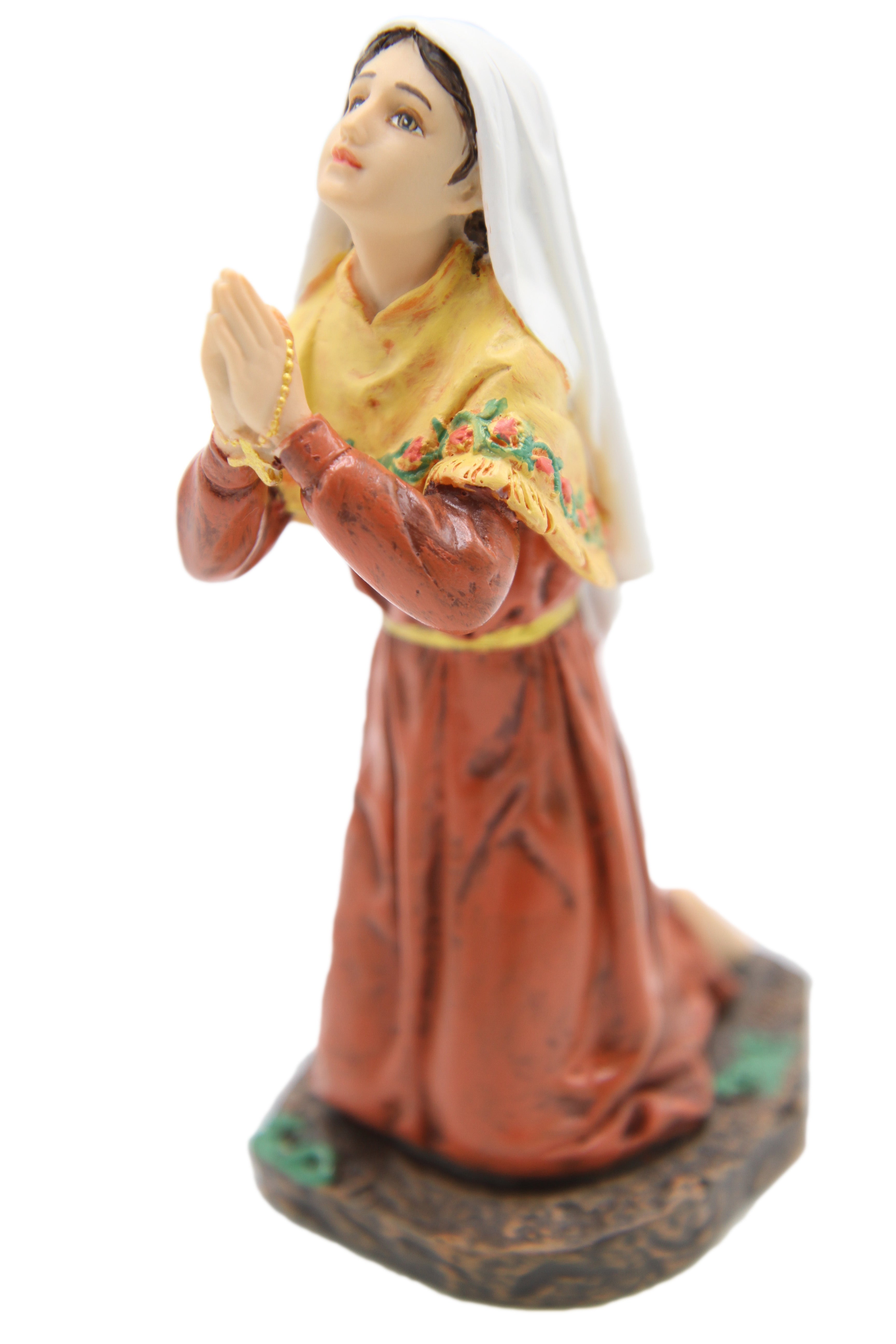 6.25 Inch Saint St. Bernadette of Lourdes Statue Catholic Figurine Vittoria Collection Made in Italy