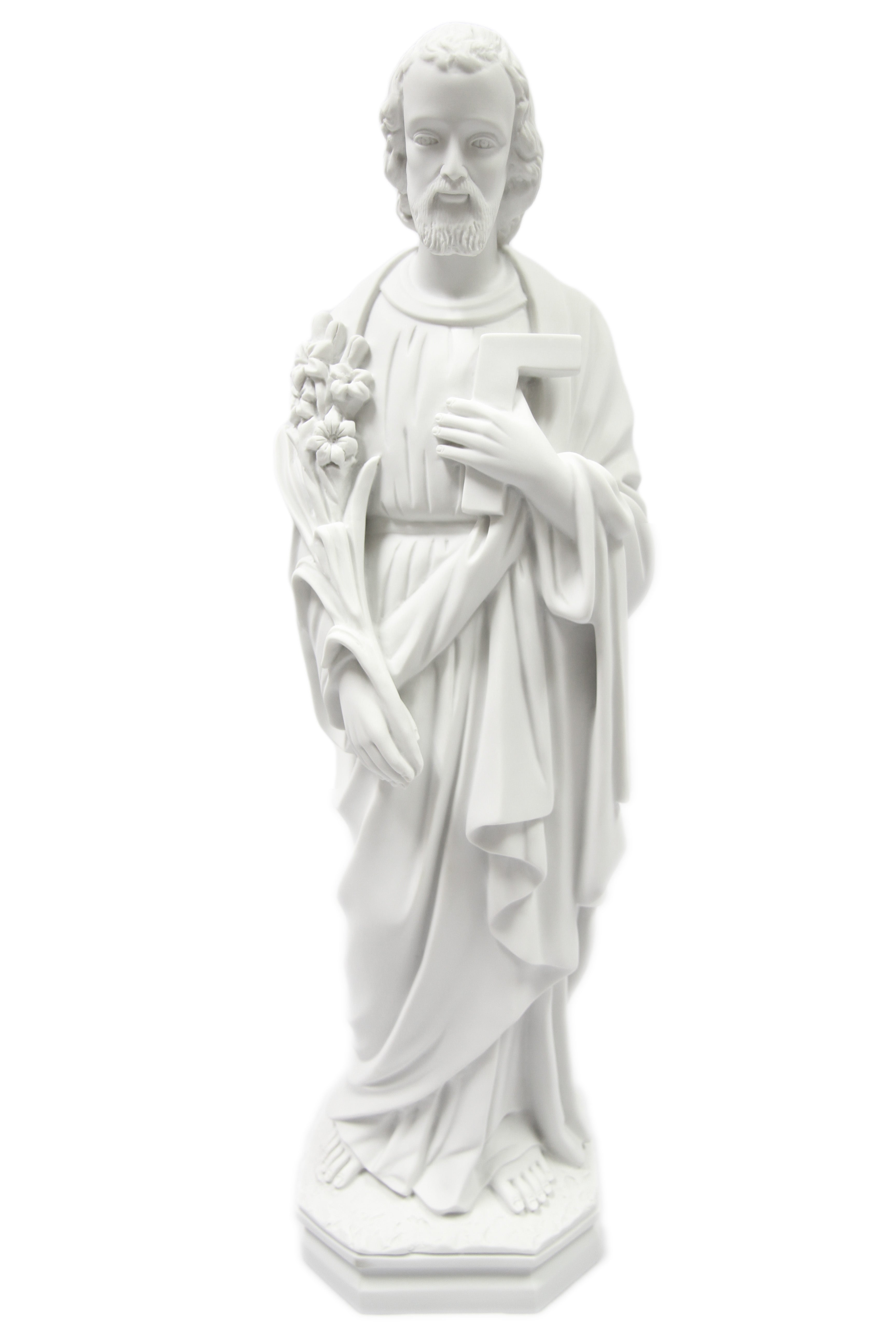 24 Inch Saint St Joseph the Worker Catholic Statue Sculpture Vittoria Collection Made in Italy