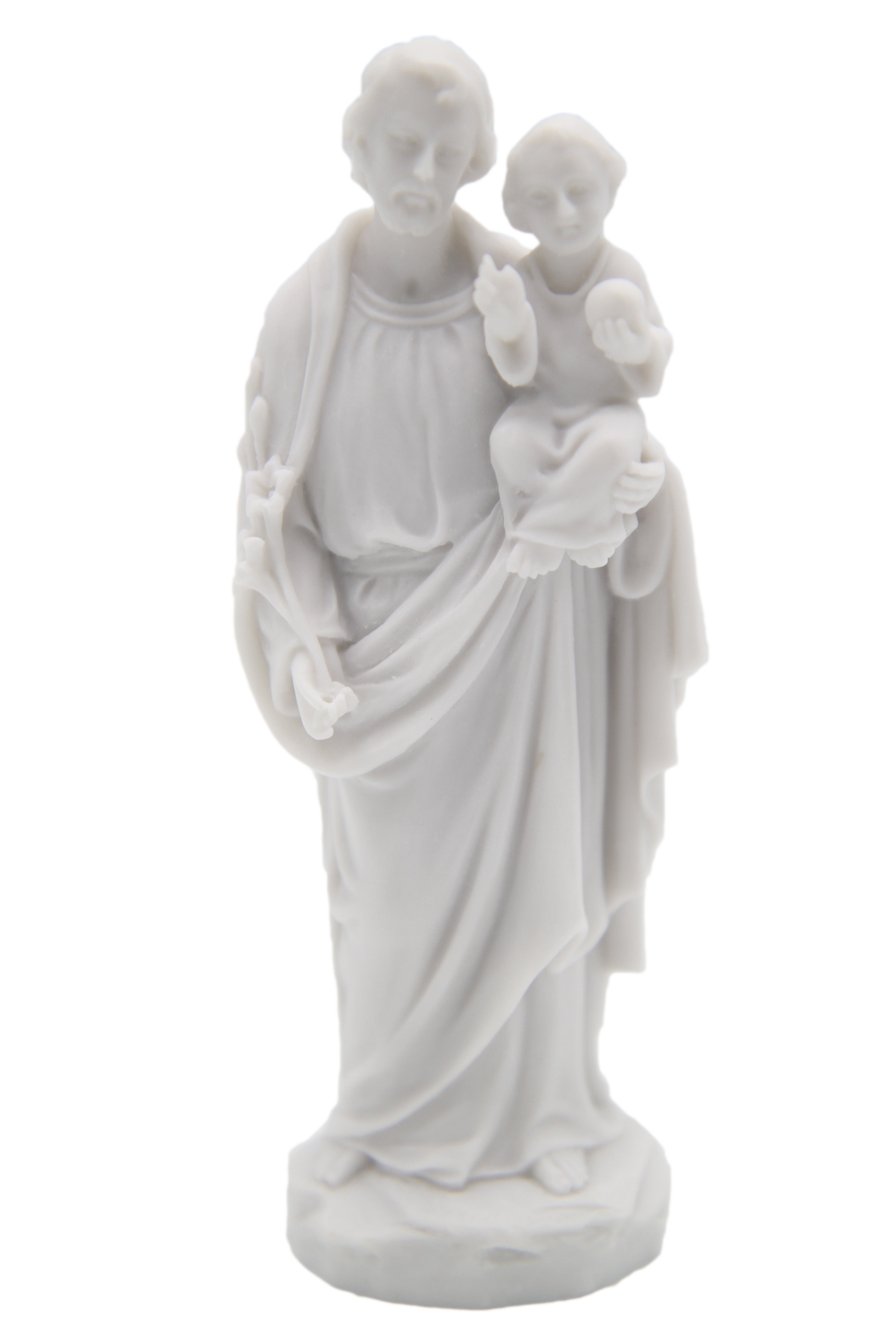 5 Inch Saint Joseph with Baby Jesus Catholic Statue Vittoria Collection Made in Italy