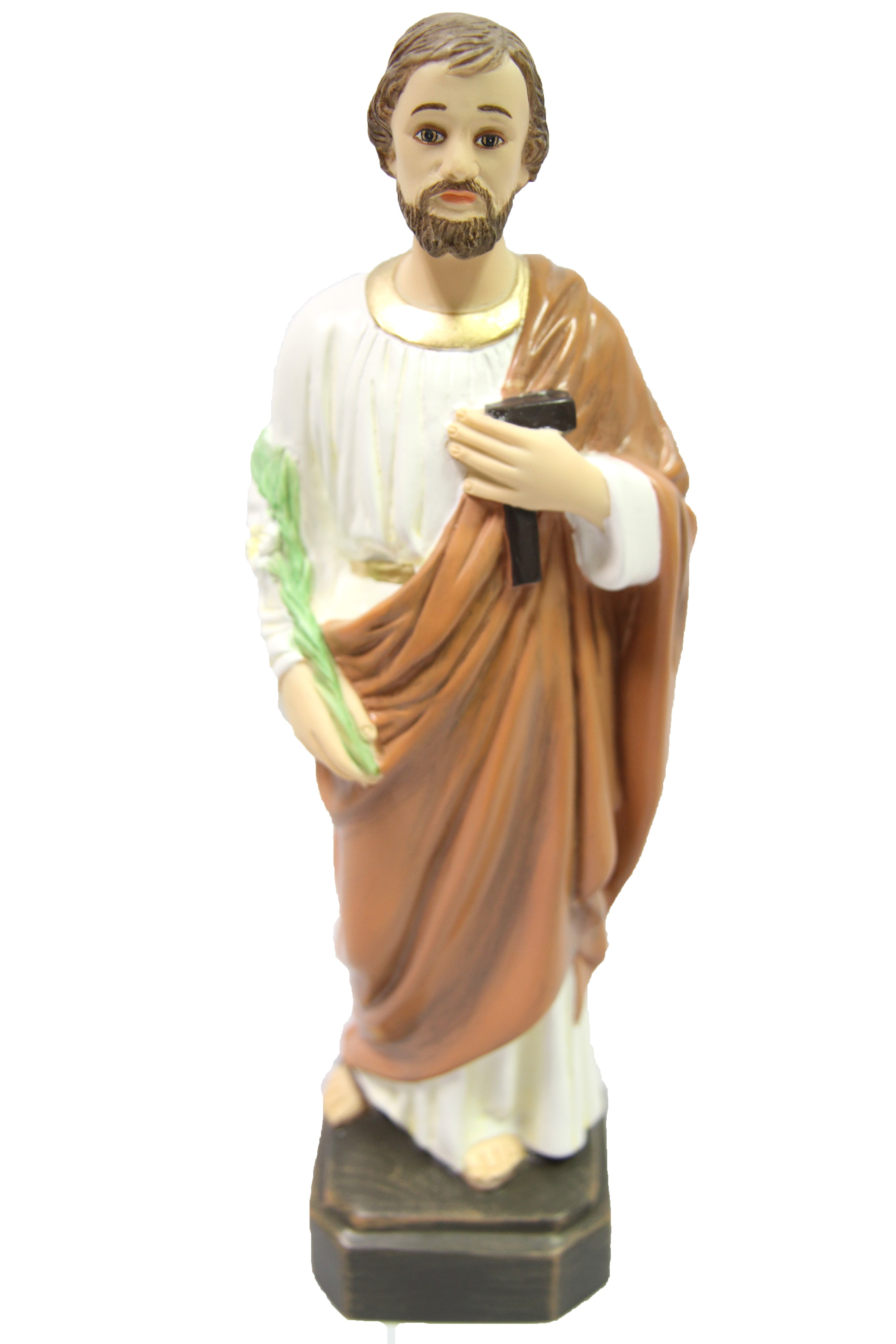 12 Inch Saint Joseph the Worker Catholic Statue Figurine Vittoria Collection Made in Italy Religious