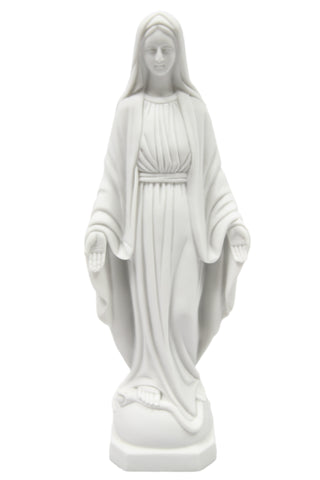 12 Inch Our Lady of Grace Virgin Mary Blessed Mother Catholic Statue Made in Italy