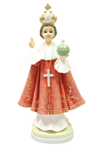 18 Inch Infant Child Jesus of Prague Catholic Statue Vittoria Collection Made in Italy