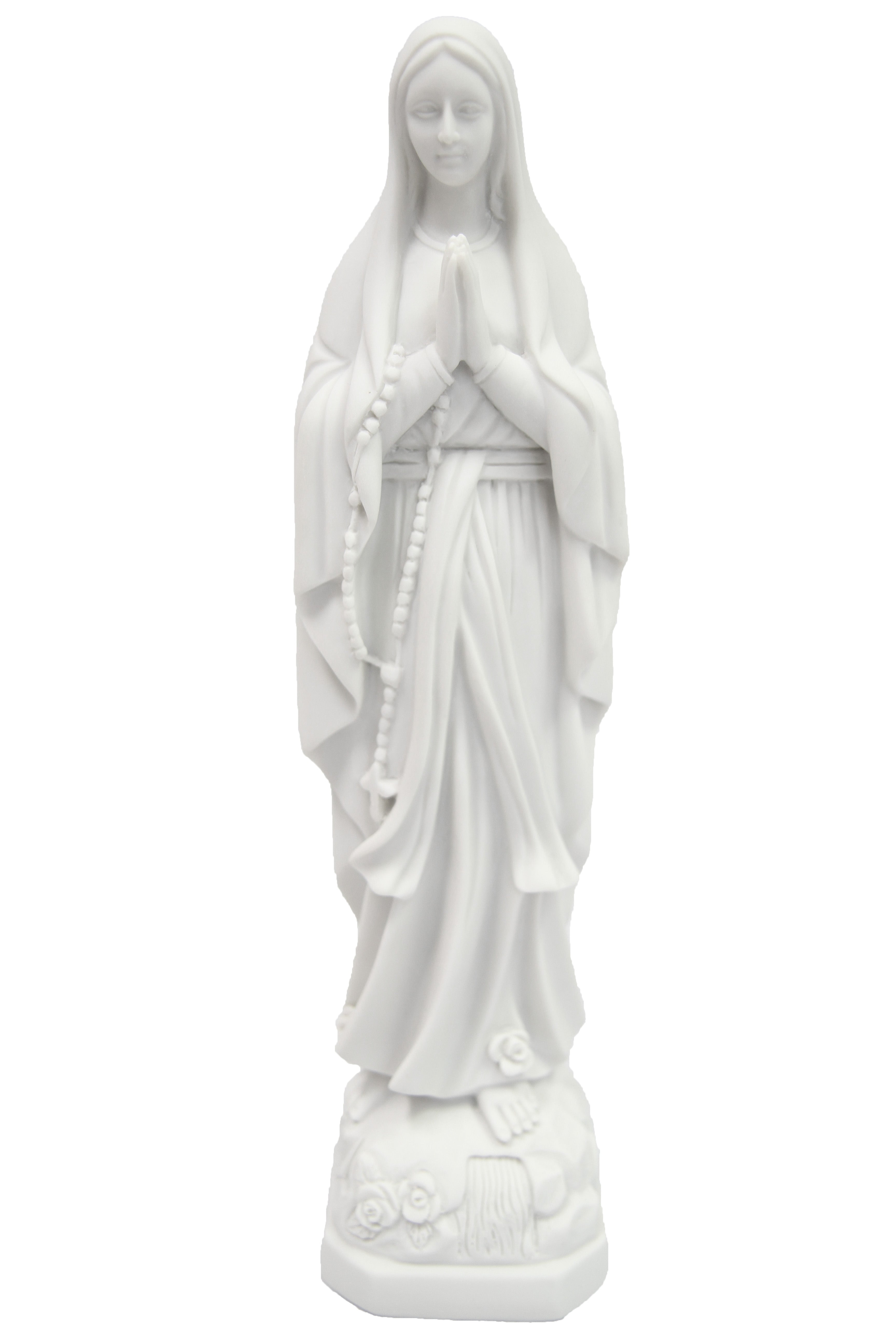 11.5 Inch Our Lady of Lourdes Virgin Mary Catholic Statue Vittoria Collection Made in Italy