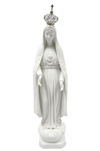 25.5 Inch Our Lady of Fatima Virgin Mary Catholic Religious Statue Vittoria Collection Made in Italy