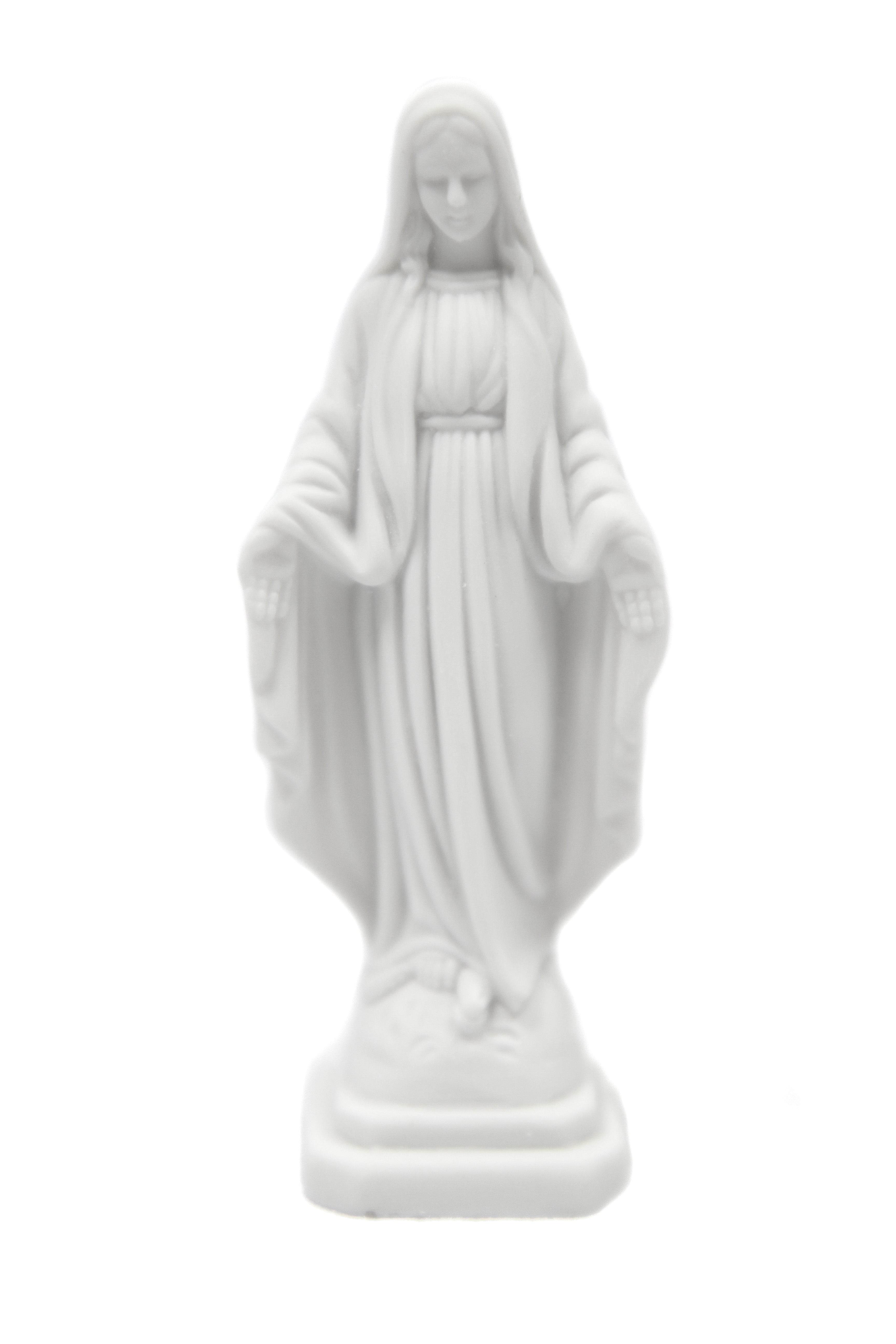 4.25 Inch Our Lady of Grace Virgin Mary Catholic Statue Vittoria Collection Made in Italy
