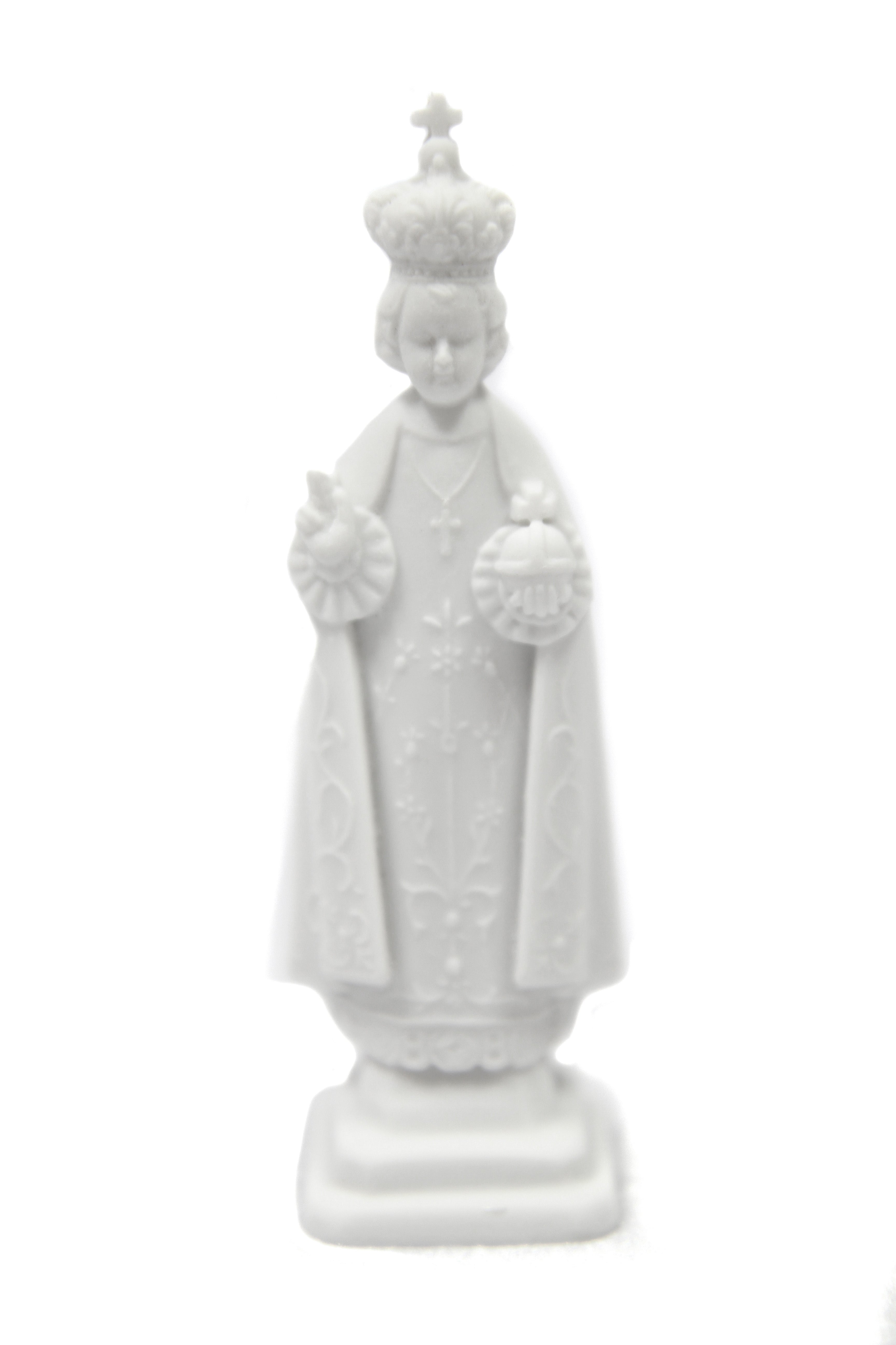 4.25" Inch Infant Jesus of Prague Catholic Statue Vittoria Collection Made in Italy