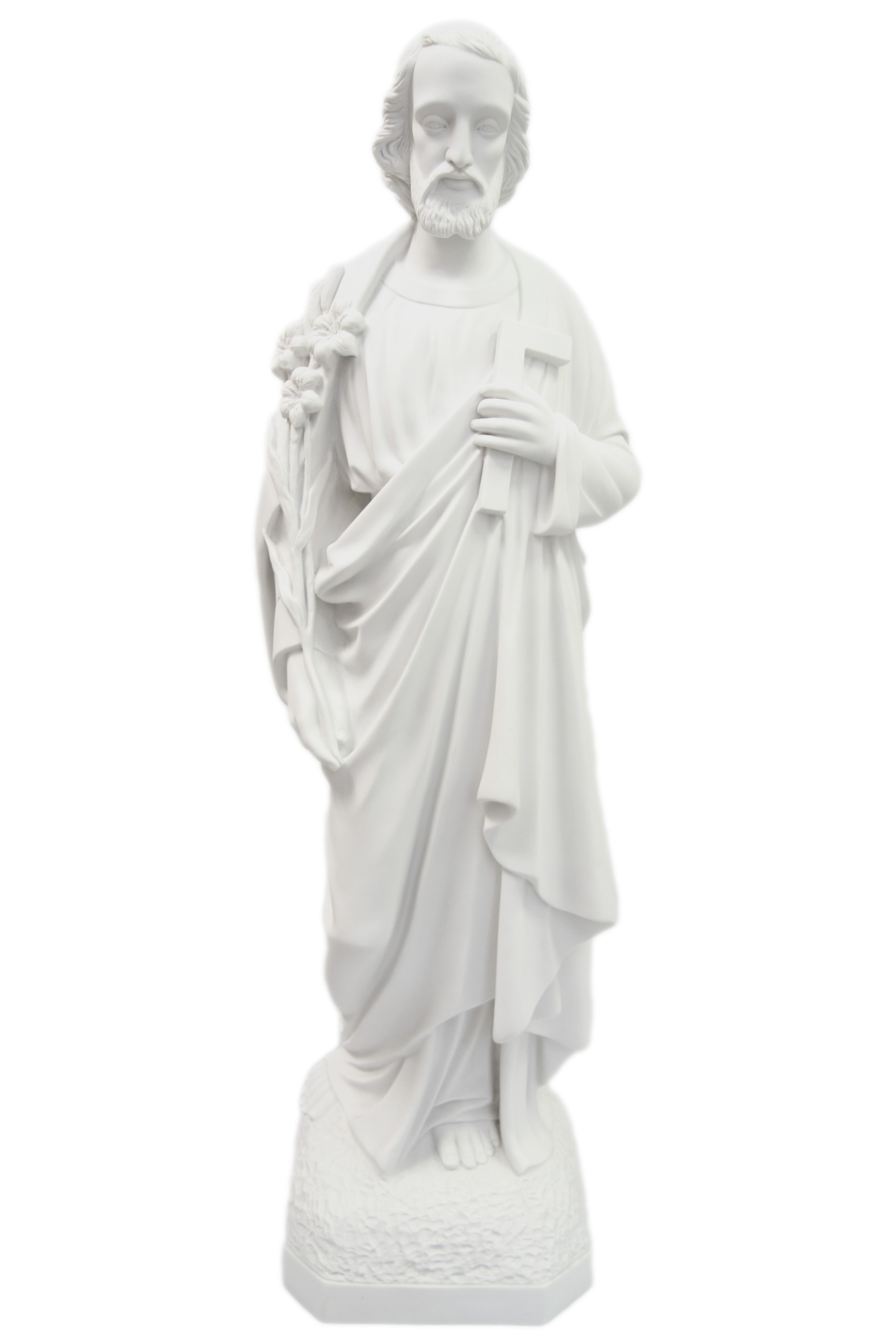 47" Saint St Joseph the Worker Catholic Statue Sculpture Vittoria Collection Made in Italy