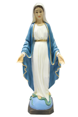 19 Inch Our Lady of Grace Virgin Mary  Catholic Statue Vittoria Collection Made in Italy Hand Painted