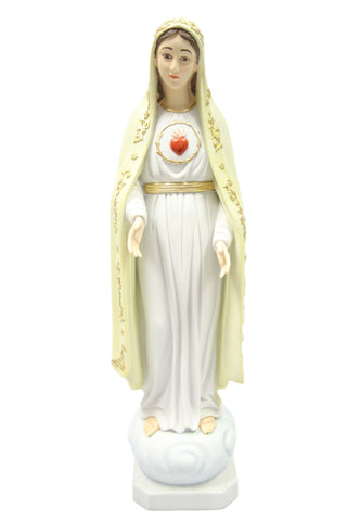 24 Inch Our Lady of Fatima Virgin Mary Catholic Statue Vittoria Collection Made in Italy