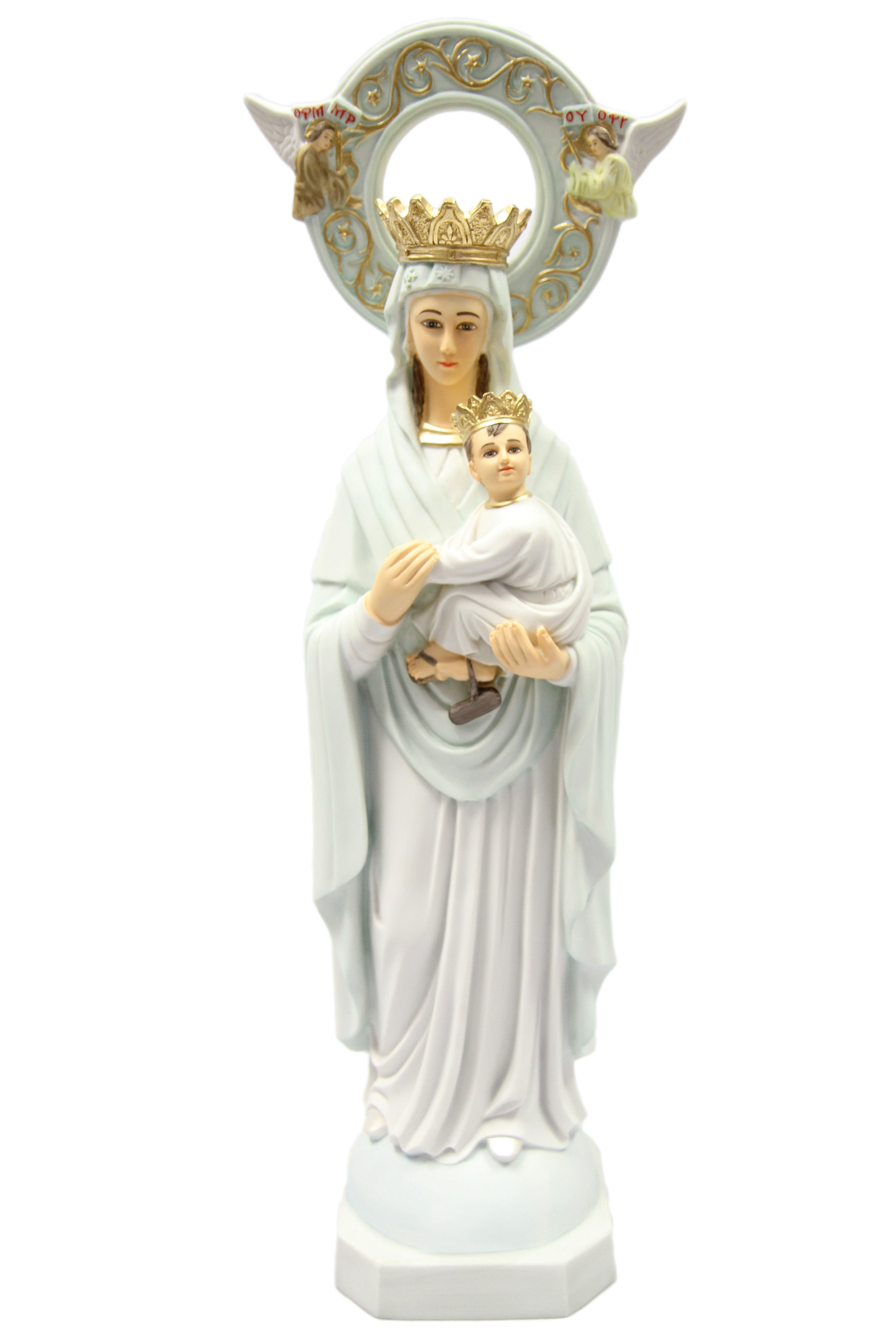 27 Inch Our Lady of Perpetual Help Virgin Mary Catholic Statue Made in Italy