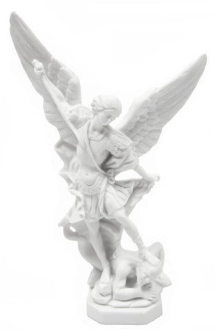 8 Inch Saint Michael Archangel Statue Catholic Angel Vittoria Collection Made in Italy